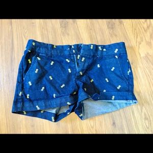 Pineapple Jean Shorts